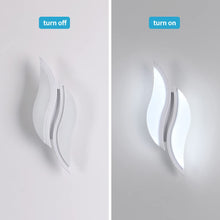 Carica l'immagine nel visualizzatore di Gallery, Goeco Applique LED da Parete Interno 12W 1350LM 6500K 30CM, Bianco