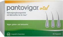 Carica l'immagine nel visualizzatore di Gallery, Capsule Pantovigar Vital con nutrienti per capelli, confezione da 60