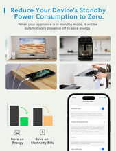 Carica l&#39;immagine nel visualizzatore di Gallery, Meross Presa Smart Bluetooth con Monitoraggio Consumi, Presa Intelligenti 16A, Presa WiFi Schuko Compatibile con Alexa, Google Home e SmartThings, Controllo Vocale e Remoto App, 3840W, 2 Pezzi