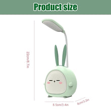 Carica l'immagine nel visualizzatore di Gallery, Lampada da Scrivania per Bambini,Lampada da Scrivania Simpatico Cartone Animato,USB Ricaricabile e 3 Modalità di Illumin