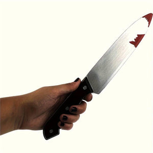 Boolavard Halloween Coltello finto Fai da te Decorazioni spaventose Festa in costume Horror Puntelli Cosplay Regali (Coltello 1)