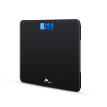 Carica l'immagine nel visualizzatore di Gallery, Bilancia Pesapersone elettronica digitale da bagno, piattaforma 28x28cm portata 180KG display retroilluminato controllo del peso