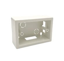 Carica l'immagine nel visualizzatore di Gallery, 4 pezzi Scatola esterna 503 Cassetta da parete 3 moduli posti bianco per prese elettriche compatibile con tutte le serie
