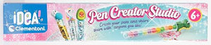 Clementoni Idea Creator Studio-Art and Crafts, idea regalo per bambine di 6 anni, giocattoli creativi, set di penne di cancelleria per bambini, 18779