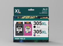 Carica l'immagine nel visualizzatore di Gallery, Heroil 305 Nero e Colore 305XL Cartucce d'inchiostro Sostituzione per HP 305 XL Nero e Colore per HP DeskJet 2710 2720 DeskJet Plus 4100 4110 4120 4130 Envy 6010 6020 6030 Envy Pro 6420 6430 (2-Pack)
