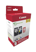 Carica l'immagine nel visualizzatore di Gallery, Canon Confezione multipla cartucce d'inchiostro Cartucce d'inchiostro originali per stampanti PG-540/CL-541confezione da 2(1 nero,1a colori) e carta fotografica 4x6(50 fogli)-Compatibile con le PIXMA
