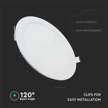 Carica l'immagine nel visualizzatore di Gallery, VT-1207 12W LED PREMIUM PANEL COLORCODE:3000K ROUND