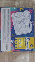 Carica l'immagine nel visualizzatore di Gallery, Dinosauro Lavagna Cancellabile Magnetica Giochi Bambini 2 3 4 5 Anni, Lavagnetta Magica Cancellabili Gioco Educativi e Regalo per Bimbo Bambina 2-5 Anni, 4 Zona Colore 3 Stampini 1 Penna, Blu