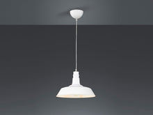 Carica l'immagine nel visualizzatore di Gallery, Reality Leuchten r30421078 Will, lampada a sospensione, metallo, E27, Grigio, 36 x 36 x 150 cm, Metallo, bianco opaco, 3