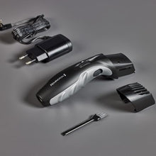 Carica l&#39;immagine nel visualizzatore di Gallery, Remington Set Regolabarba Uomo - 9 impostazioni di lunghezza 1,5-18 mm- Funzionamento a rete/batteria, indicatori LED di carica/ricarica, regolabarba, Rasoio elettrico Barba, MB320C