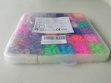 Carica l&#39;immagine nel visualizzatore di Gallery, Uolifrem Elastici per Braccialetti Bambini, 29 Colori Elastici Braccialetti Kit, Fai Da Te Loom Bands Kit con Accessori，Starter kit di elastici, Regalo per Ragazze e Ragazzi