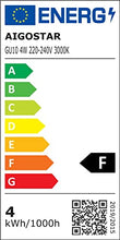 Carica l&#39;immagine nel visualizzatore di Gallery, Aigostar Lampadina LED GU10 4W, Luce Bianca Calda 3000K 320 Lumen, Angolo a Fascio 120-160 Gradi, Nessun Sfarfallio, Pacco da 10