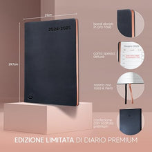 Carica l&#39;immagine nel visualizzatore di Gallery, Premium Diario 2024-2025 di SmartPanda – Agenda 2024 2025 Settimanale, Oro Rosa – Copertina Morbida, Confezione Regalo – Intervalli di 30 Minuti – Luglio 2024 - Agosto 2025 - A4, in Italiano