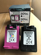 Carica l'immagine nel visualizzatore di Gallery, Kogain Rigenerato 301XL Cartuccia d'inchiostro Sostituzione per 301 XL Nero e Colore Compatibile per Envy 4500 5530 5532 Deskjet 1000 1010 1510 2050 2540 3050 OfficeJet 2620 2622 4504 4630 5534