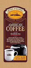 Carica l&#39;immagine nel visualizzatore di Gallery, Caffè Corsini - American Coffee, Miscela di Caffè Macinato per Caffè Americano, Caffè Lungo e Caffè Filtro, Leggero e Profumato - 6 Confezioni da 250 Grammi Sottovuoto