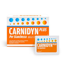 Carica l&#39;immagine nel visualizzatore di Gallery, Carnidyn Plus Integratore Alimentare per Stanchezza Mentale e Fisica, 20 Bustine da 5g da Sciogliere in Acqua, Gusto Agrumi