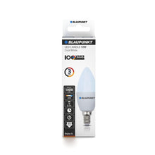 Carica l'immagine nel visualizzatore di Gallery, BLAUPUNKT E14 a candela 10W 820lm 6000K Bianco Freddo, Confezione singola