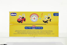 Carica l&#39;immagine nel visualizzatore di Gallery, Chicco Billy Walk&amp;Ride Eco+, Primi Passi Girello e Cavalcabile 2in1, Assemblaggio Semplice Manubrio Ergonomico, Ruote Larghe, Suoni e Luci di Guida, in Plastica Riciclata, Bambini 12-36 Mesi, Rosso