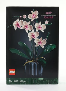 LEGO Icons Orchidea, Set Collezione Botanica Piante Artificiali, Modellino da Costruire con Fiori Finti, Kit Modellismo per Adulti, Idee Regalo per Donna o Uomo, Moglie o Marito, Hobby Creativi 10311