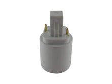 Carica l'immagine nel visualizzatore di Gallery, KIT 2 PEZZI ADATTATORE CONVERTITORE G24 - E27 PER SOLO LAMPADINE A LED