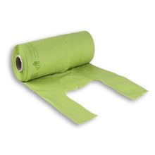 Carica l'immagine nel visualizzatore di Gallery, VIRSUS 1 Rotolo Buste Shopper Verde a Strappo da 1kg Circa 160 Buste Shopper biodegradabili compostabili Misura 24+12x40