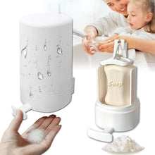 Carica l'immagine nel visualizzatore di Gallery, Smerigliatrice per Sapone da Bar con Scatola Macina, Risparmiatore di Sapone da Parete con 3 Livelli Regolabili, Senza Perforazione - Contenitore per Sapone da Doccia