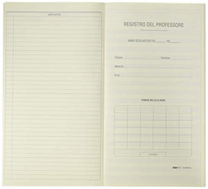 EDIPRO - E2090CL6 - Registro del professore a 6 classi f.to 31x17