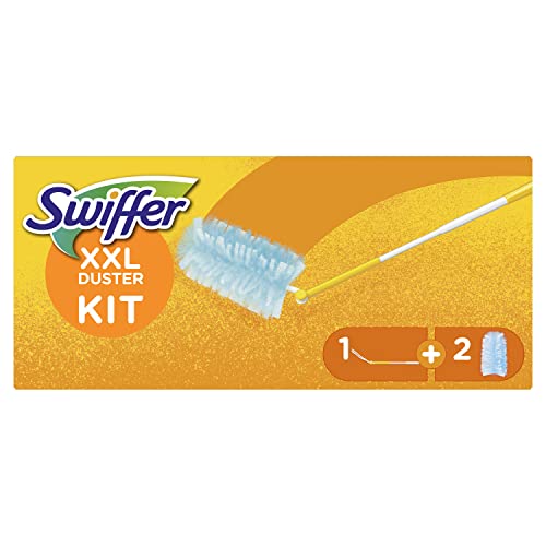 Swiffer Duster Spazzolone + Piumino Catturapolvere, 2 Pezzi