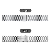 Carica l'immagine nel visualizzatore di Gallery, TStrap Cinturino Orologio Metallo 18mm - Cinturini per Orologi di Ricambio Argento a Sgancio Rapido per Uomo e Donne - Cinturino per Orologio in Acciaio Inossidabile Smartwatch - 16mm 18mm 20mm 22mm
