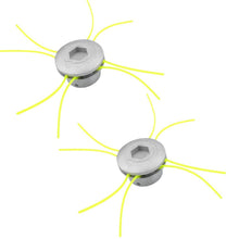 Carica l'immagine nel visualizzatore di Gallery, Testina Decespugliatore Universale, 2 Pezzi Alluminio Testa Decespugliatore, Testine per Tagliaerba in con 8 Linee, Test