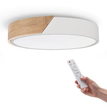 Carica l'immagine nel visualizzatore di Gallery, M Ledme - Plafoniera LED da soffitto rotondo 24W con telecomando, CCT Dimmerabile da Luce Fredda a Luce Calda, 2400 lm, 