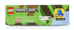 LEGO Minecraft Il Capanno della Volpe, Mattoncini da Costruzione, Set con Zombie e Animali, Giochi per Bambino e Bambina da 8 Anni, Idee Regalo 21178