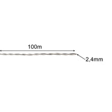 Carica l'immagine nel visualizzatore di Gallery, BIGSTREN Filo di ricambio per tagliaerba, 2,4 mm, filo per decespugliatori, 100 m, 21073