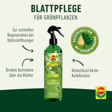 Carica l'immagine nel visualizzatore di Gallery, COMPO Leaf Care per piante verdi, fertilizzante per foglie per tutte le piante verdi e palme, 500 ml