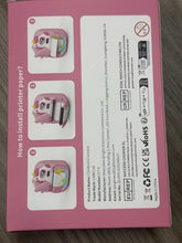 Carica l'immagine nel visualizzatore di Gallery, CAMCLID Macchina Fotografica Bambini Istantanea, 2,4 Pollici Digitale Fotocamera Bambini con 32GB Scheda e Carta Fotografica per Stampa, Regalo di Natale per Bambini dai 3-12 Anni (Viola)