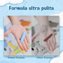 Carica l'immagine nel visualizzatore di Gallery, YPLUS Pastelli Arachidi per Bambini: 12 Pastelli Non Tossici, Facili da Tenere, Lavabili e Sicuri. Forniture Artistiche per Colorare ideali per i più Piccoli
