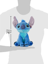 Carica l&#39;immagine nel visualizzatore di Gallery, Disney Peluche Stitch Alieno Azzurro da Lilo e Stitch Parlante con sonoro - Altezza 20cm