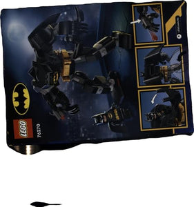 LEGO DC Armatura Mech di Batman, Action Figure Giocattolo da Costruire, Robot Snodabile da Collezione con Minifigure e Batarang, Giochi Creativi per Bambini e Bambine da 6 Anni, Piccolo Regalo 76270