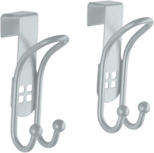 Carica l'immagine nel visualizzatore di Gallery, Wenko 22697100 gancio porta foro design set congelatore, Ganci appendiabiti, ganci da bagno, acciaio, argento, 6 x 3.2 x 9.5 cm