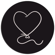 Carica l'immagine nel visualizzatore di Gallery, PopSockets | PopGrip | Supporto estraibile e maniglia per smartphone e tablet | Supporto per dita Basic Heart Balloon