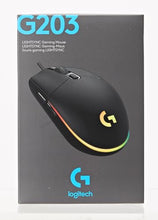 Carica l&#39;immagine nel visualizzatore di Gallery, Logitech G G203 LIGHTSYNC Mouse Gaming con Illuminazione RGB, Personalizzabile, 6 Pulsanti Programmabili, Sensore per Gaming, Tracciamento a 8.000 DPI, Peso Ridotto - Nero