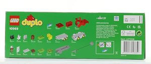 LEGO DUPLO Town Autopompa, Camion Giocattolo dei Pompieri con Luci, Sirena e Scala Mobile, Figure di Vigile del Fuoco e Gatto, Giochi per Bambini e Bambine da 2 Anni, Idee Regalo di Compleanno 10969