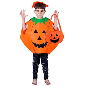 DERAYEE Costume da Zucca di Halloween,Bambini Vestiti Halloween,Costume Carnevale Cosplay Feste