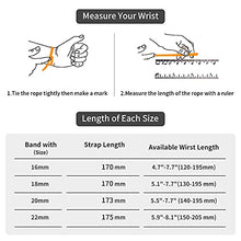 Carica l'immagine nel visualizzatore di Gallery, TStrap Cinturino Orologio Metallo 18mm - Cinturini per Orologi di Ricambio Argento a Sgancio Rapido per Uomo e Donne - Cinturino per Orologio in Acciaio Inossidabile Smartwatch - 16mm 18mm 20mm 22mm