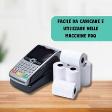 Carica l'immagine nel visualizzatore di Gallery, Double Dragon, Rotolo di ricevuta termica premium da 57 x 40 mm per macchina per carte di credito PDQ, POS, EPOS, registratore di cassa [Confezione da 20]
