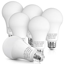 Carica l'immagine nel visualizzatore di Gallery, Eastiya Lampadine LED E27 23W, Bianco Caldo 3000K, Equivalenti a 150W, Lampadine E27 A60, Lampada LED a Vite Edison Risparmio Energetico Consumo Basso, Non Dimmerabile, Pacco da 6