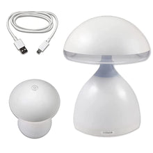 Carica l'immagine nel visualizzatore di Gallery, GC GLOBALCOMMERCE Lampada da Notte Colorata a Forma di Fungo LED Senza Fili da Comodino e da Tavolo con 7 Colori per Cro