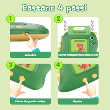 Carica l'immagine nel visualizzatore di Gallery, Xtaco flashcards bambini italiano e inglese, amico vocabolo gioco italiano,giochi montessori 2 anni, educativi prescolari Lingua Imparare a parlare Colori Numero Animali -224 Parole Verde