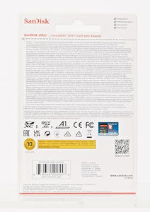 SanDisk 128GB Ultra scheda microSDXC + adattatore SD fino a 140 MB/s con prestazioni app A1 UHS-I Class 10 U1