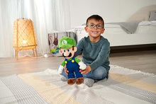 Carica l'immagine nel visualizzatore di Gallery, Simba- Mario peluche Luigi, 109231011, +0 mesi, morbido personaggio del famoso gioco, adatto dai primi mesi di vita